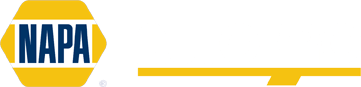 The image features the logo of NAPA AutoPro, combining a yellow, blue, and green color scheme with bold white lettering, indicative of an automotive service brand.